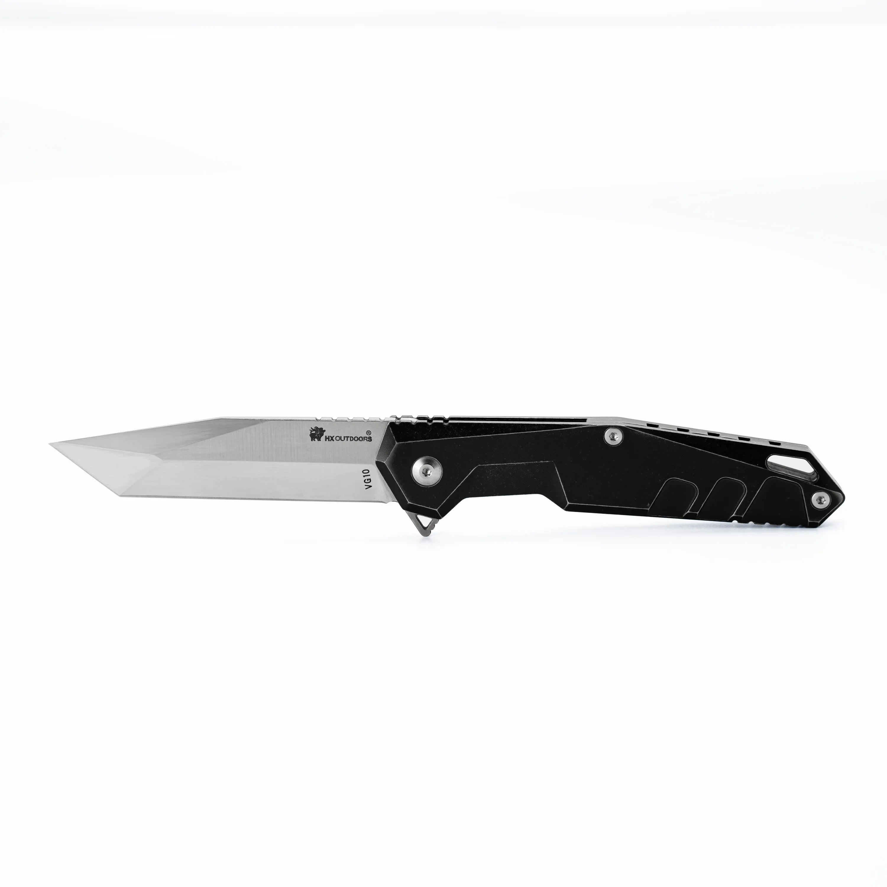 RAPIDR ESPONSE Pocket Knife | Frame Lock | 3.58" Stonewash VG10 Blade | Titanium Alloy Handle | HX OUTDOORS ZD-003