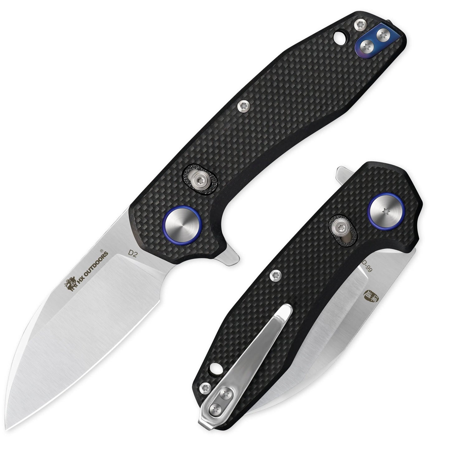 Pocket Knife HX OUTDOORS 2.5" D2 G10 Handle GIANTBIRD CROSSBAR LOCK Best Edc Pocket Knife For Camping Hiking ZD-099S from HX OUTDOORS