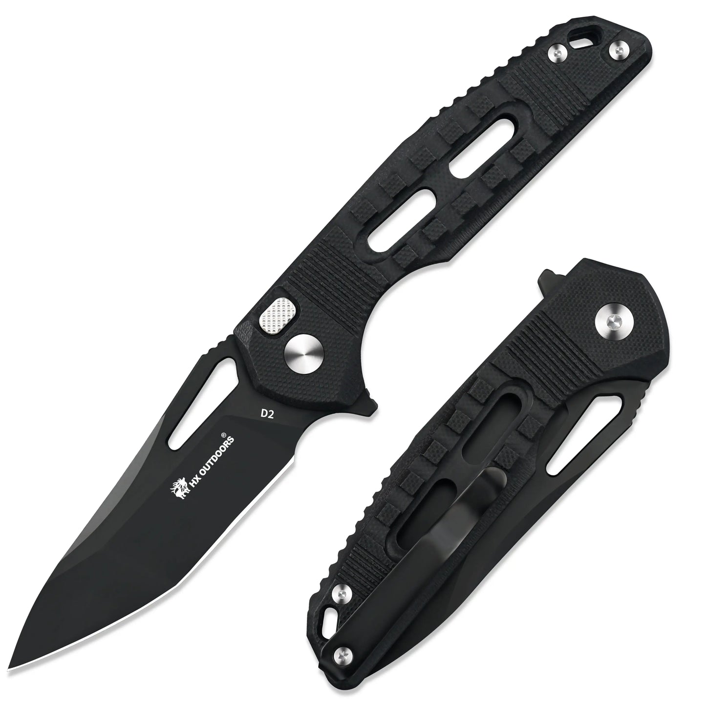 Pocket Knife HX OUTDOORS REINFORCED ROCK ONYX 2.87