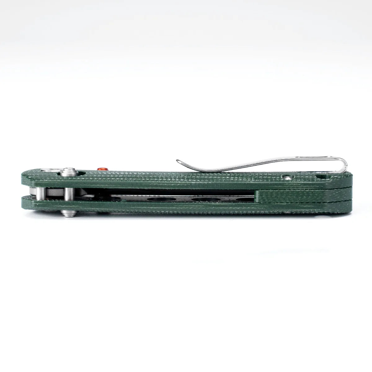 COOL KID Pocket Knife | Crossbar Lock | 3.35" 14C28N Blade | Green Micarta Handle | HX OUTDOORS ZD-123S