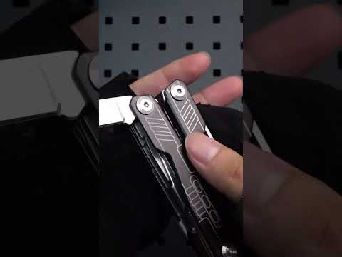 HX OUTDOORS VERSATILIS | Multi-tool | 6.5" Overall Length | 420 Blade | Black PTR Handle | GQ-18B