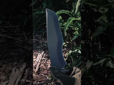 FALCON D2 Machete | Black G10 Outdoor Camping Knife – HX OUTDOORS