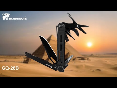 SWIFTTRAIL 8-in-1 Multi-tool | Gray EDC Campact Pocket Tool – HX