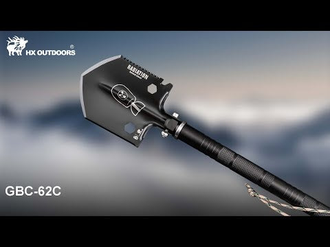 HX OUTDOORS RADIANT X | Pelle | Longueur hors tout 18,7 po | Tête 440 | Manche en aluminium | GBC-62B
