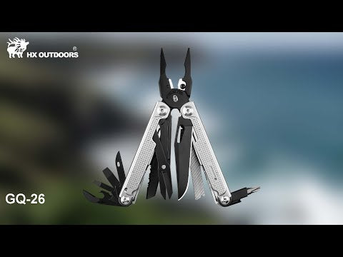 HAWKX 15-in-1 Multi-tool | Silver EDC Outdoor Pocket Tool