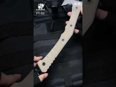 HX OUTDOORS GUARDIANS | Hatchet | 13" Overall Length | 440 Blade | Brown G10 Handle | FT-02