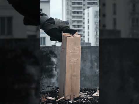 HX OUTDOORS GORGE WALKER | Fixed Blade | 3.8" 7Cr17 Blade | Black TPR Handle | D-286H