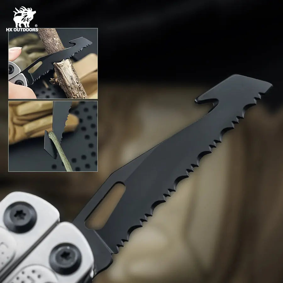 HAWKX 15-in-1 Multi-tool | Silver EDC Outdoor Pocket Tool