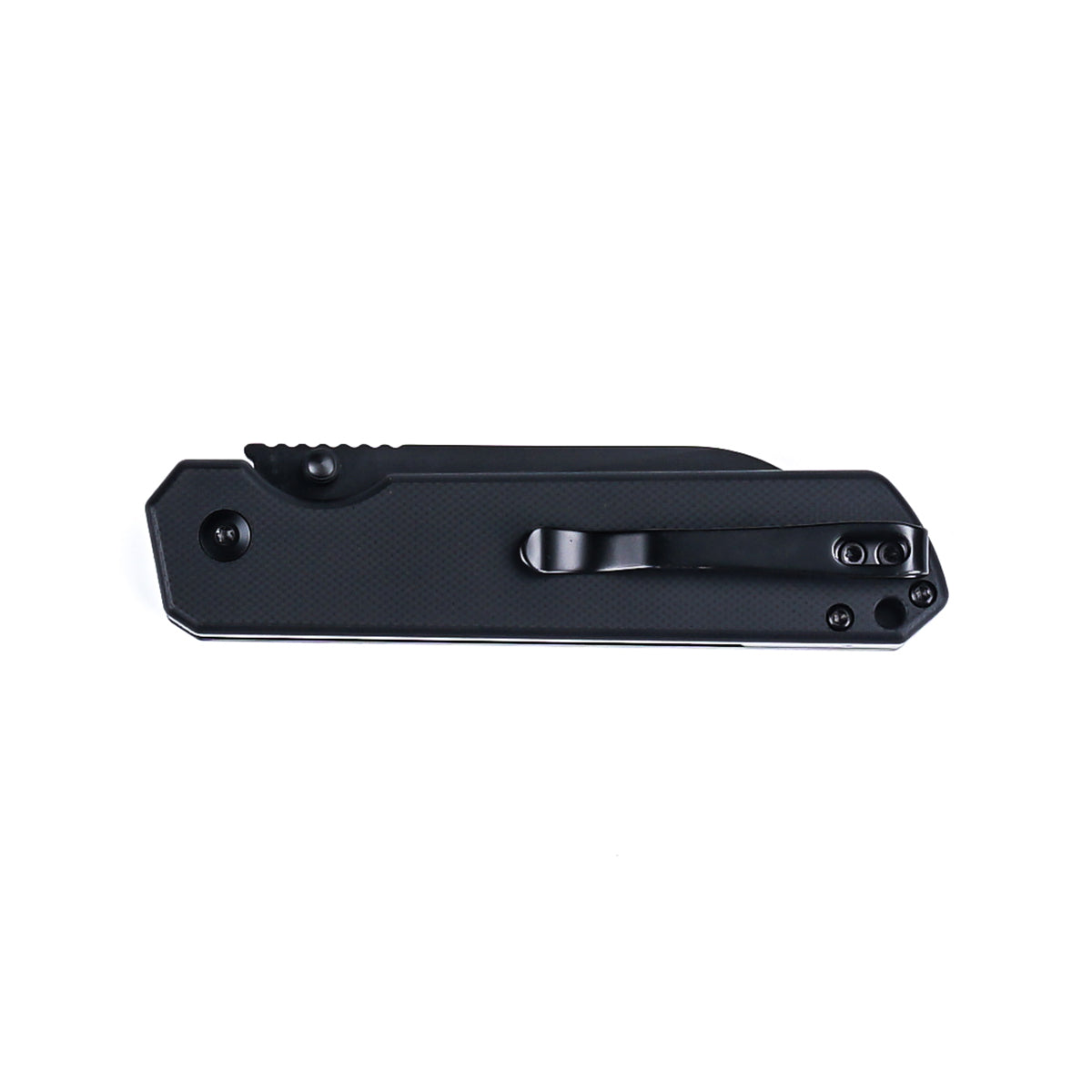 HYLA | Pocket Knife | Button Lock | 2.98" 14C28N Black Blade | Black G10 Handle | HX OUTDOORS ZD-130S-B