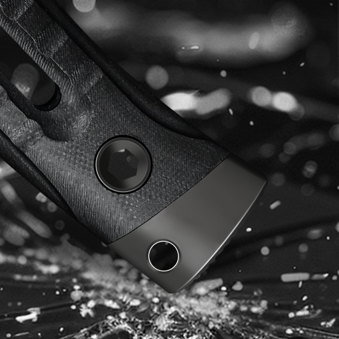 ROCK APEX Fixed Blade | 3.7" DC53 Blade | G10 Handle | Tactical Flashlight Set | HX OUTDOORS TD-18MB