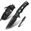 ROCK APEX Fixed Blade | 3.7" DC53 Blade | G10 Handle | Tactical Flashlight Set | HX OUTDOORS TD-18MB