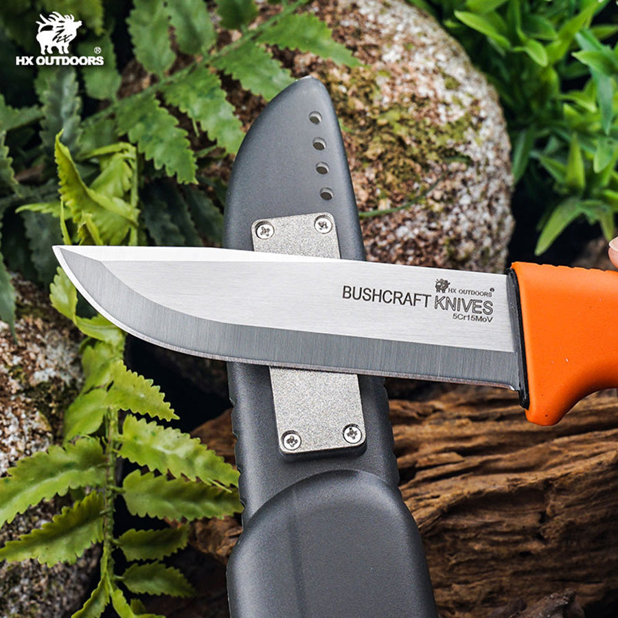 
                  
                    Fixed Blade HX OUTDOORS 3.74" 5Cr15  Black PP+TPR Orange Handle FORGE Master Fixed Blade Knife Outdoor Camping Survival Hunting TD-21C from HX OUTDOORS
                  
                