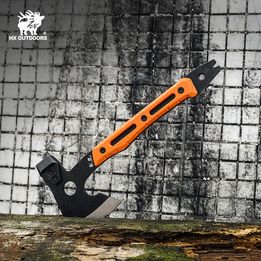 Camping Hatchet HX OUTDOORS 12.83" 5CR14 G10 Tactical Best Splitting Warfire Axe Multi-Purpose Survival Tool of Camping Gear FT-16C from HX OUTDOORS