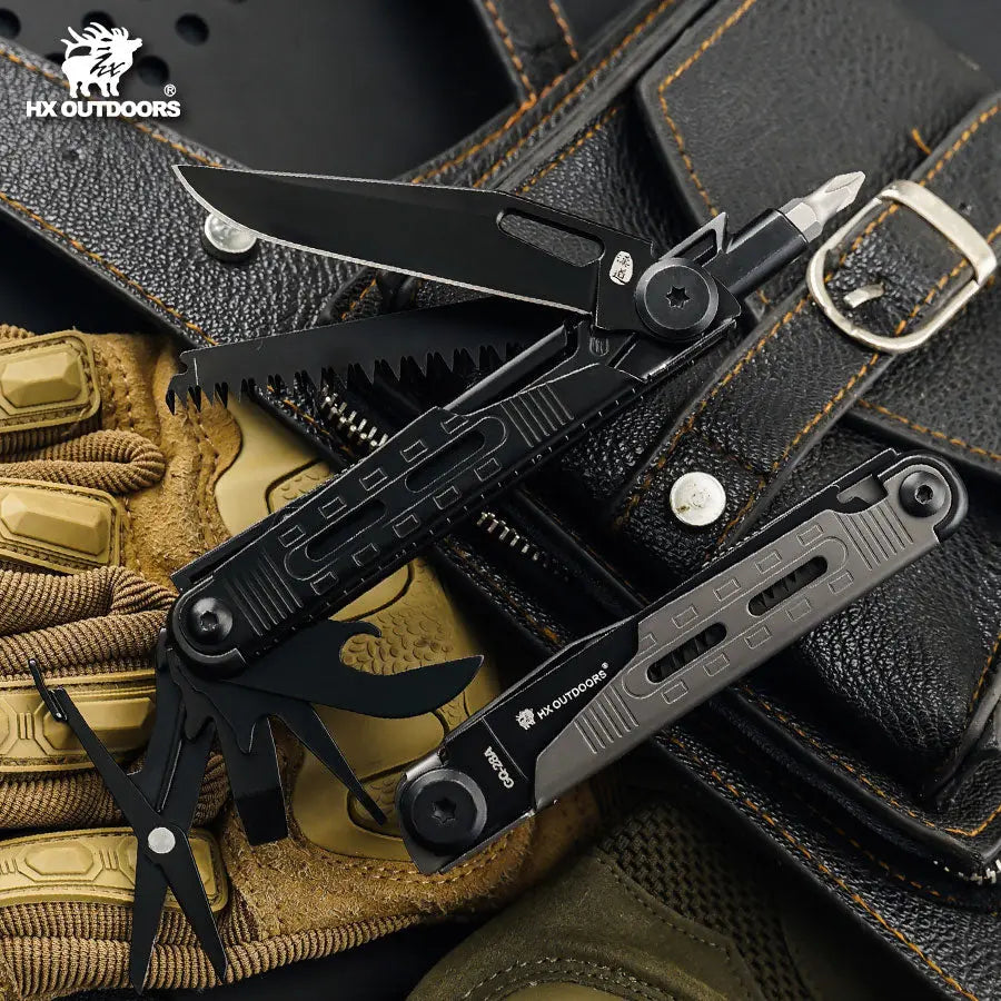 Multi-tool HX OUTDOORS SWIFTTRAIL BLACK Multi-tool Tools(6.89" 7CR17) GQ-28B from HX OUTDOORS