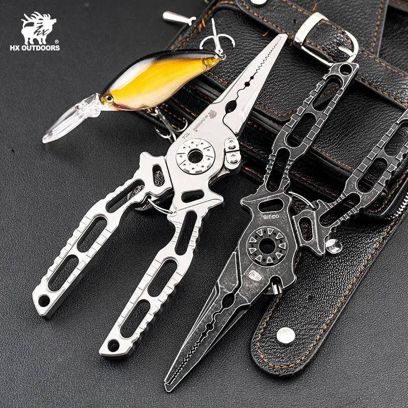 Plier HX OUTDOORS RIVERBONE 2.2" Titanium Alloy Multi-tool Pliers GQ-23A from HX OUTDOORS