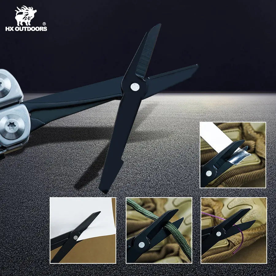 Multi-tool HX OUTDOORS EAGLITE 2.95" Multi-tool Pliers GQ-25 | Durable 2Cr13 & 3Cr13 Steel Construction for Precision and Versatility from HX OUTDOORS