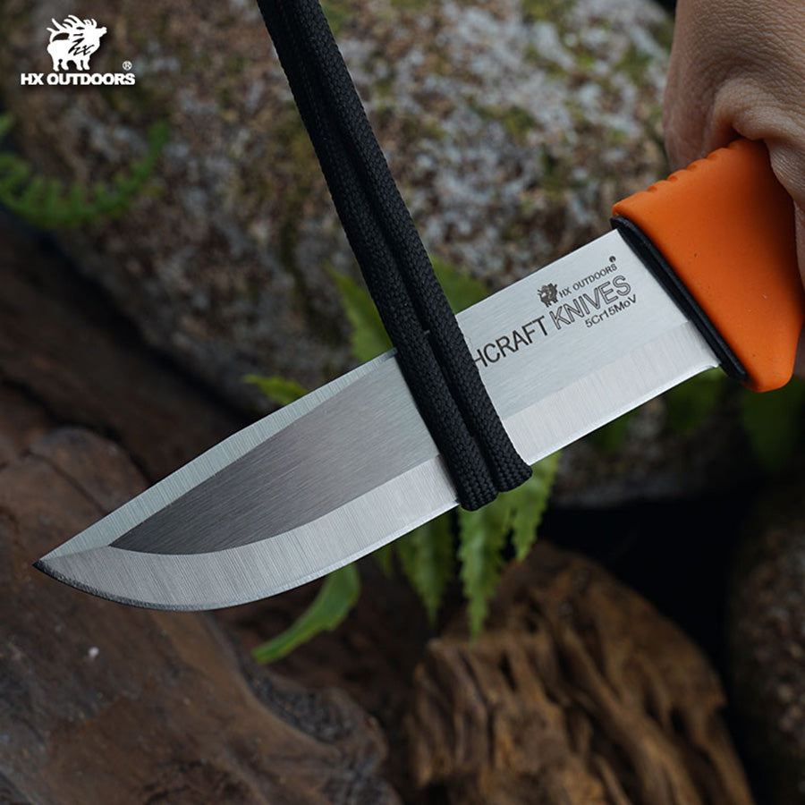 
                  
                    Fixed Blade HX OUTDOORS 3.74" 5Cr15  Black PP+TPR Orange Handle FORGE Master Fixed Blade Knife Outdoor Camping Survival Hunting TD-21C from HX OUTDOORS
                  
                