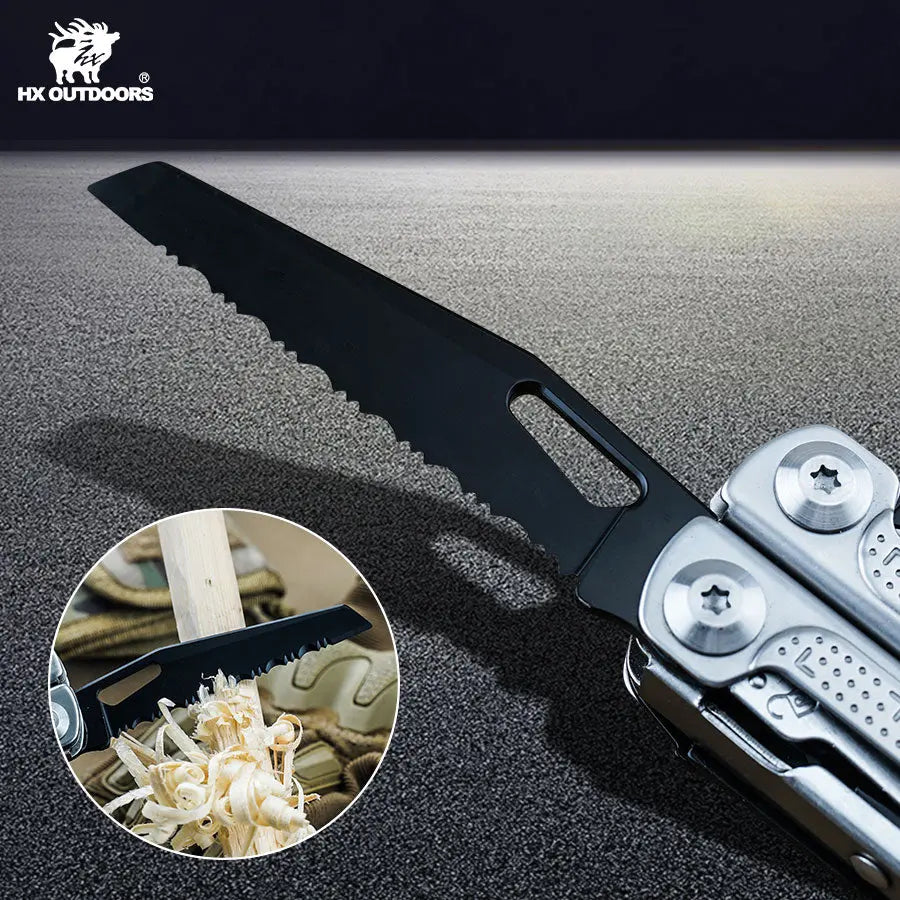 Multi-tool HX OUTDOORS EAGLITE 2.95" Multi-tool Pliers GQ-25 | Durable 2Cr13 & 3Cr13 Steel Construction for Precision and Versatility from HX OUTDOORS