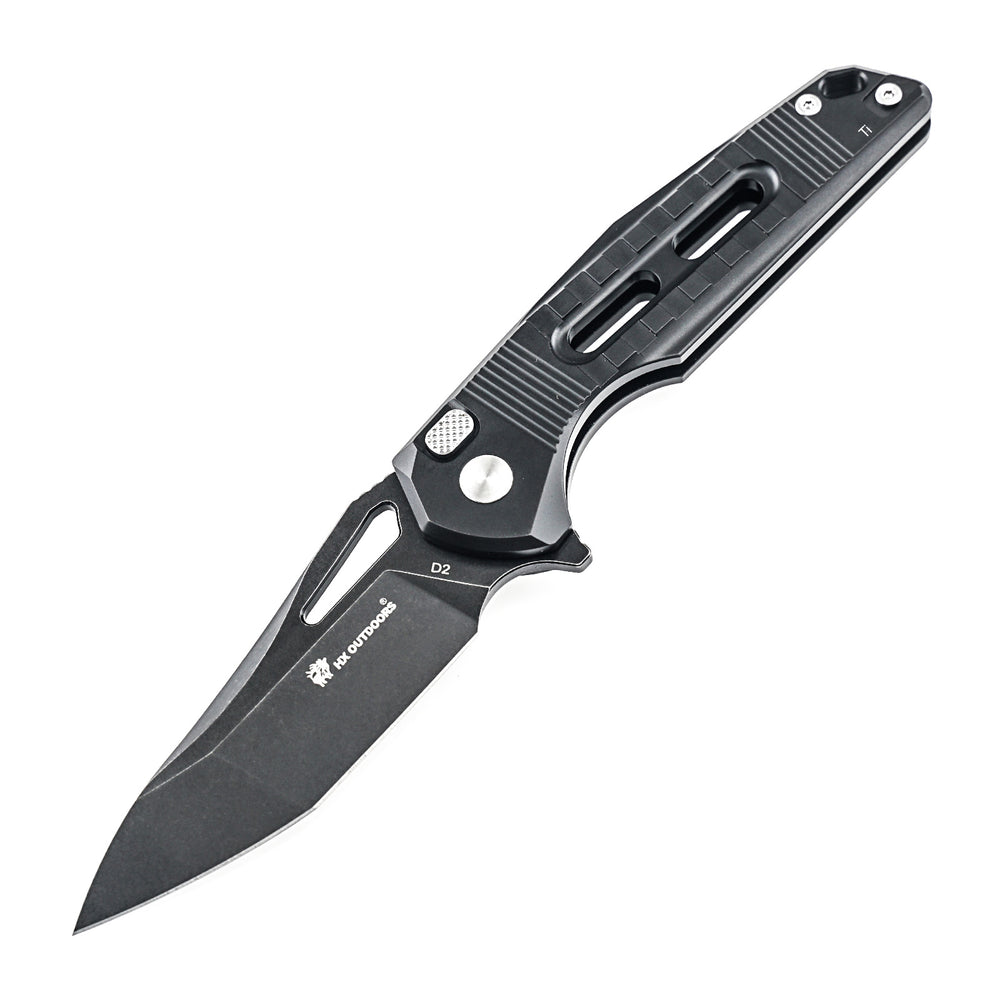 
                  
                    Folding Knives HX OUTDOORS REINFORCED ROCK ONYX 2.87" D2 Titanium alloy Plunge Lock Tactical Folding Knife  Camping, Hunting, And Outdoors ZD-104C-S from HX OUTDOORS
                  
                
