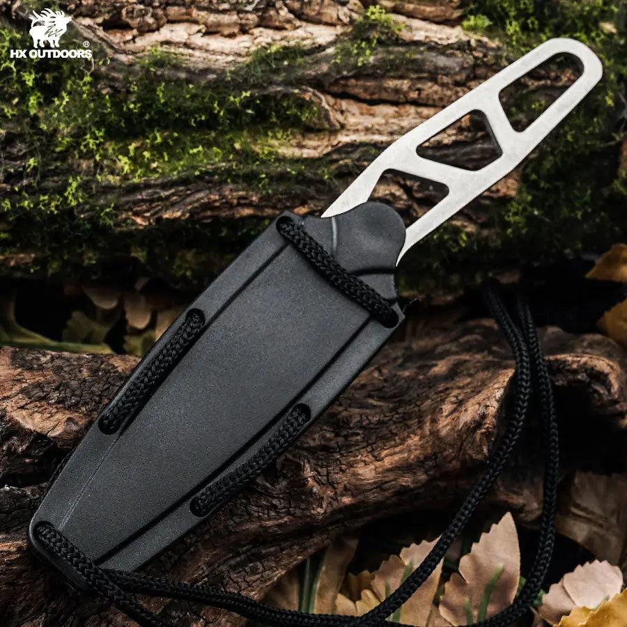 Fixed Blade HX OUTDOORS VIGIL Ⅱ 2.60"  5CR15 INTEGRAL STEEL Survival EDC D-314 from HX OUTDOORS