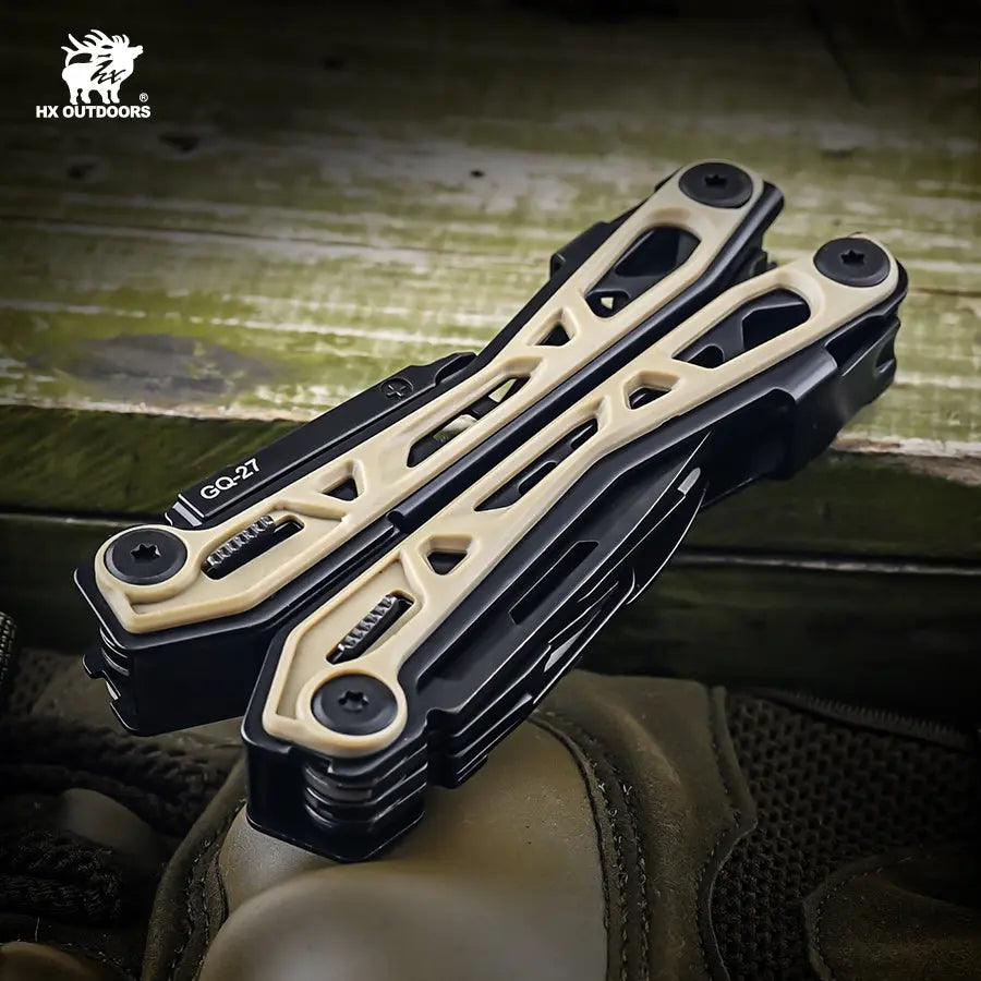 PALADINX 12-in-1 Multi-tool | Khaki ABS EDC Outdoor Pocket Tool