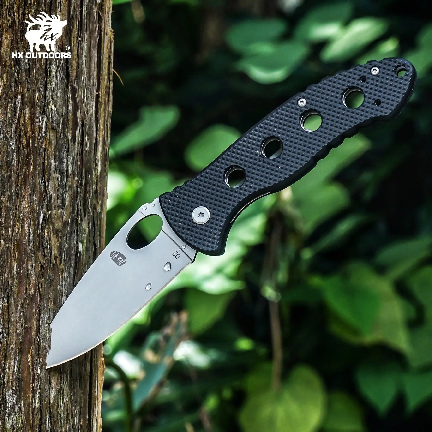 Pocket Knife HX OUTDOORS 3.46" 5CR Nylon with Fiberglass Anti-Slip Handle SHADOW EAGLE SLIP JOINT Folding Pocket Knife With Slip Survival And EDC ZD-107 from HX OUTDOORS