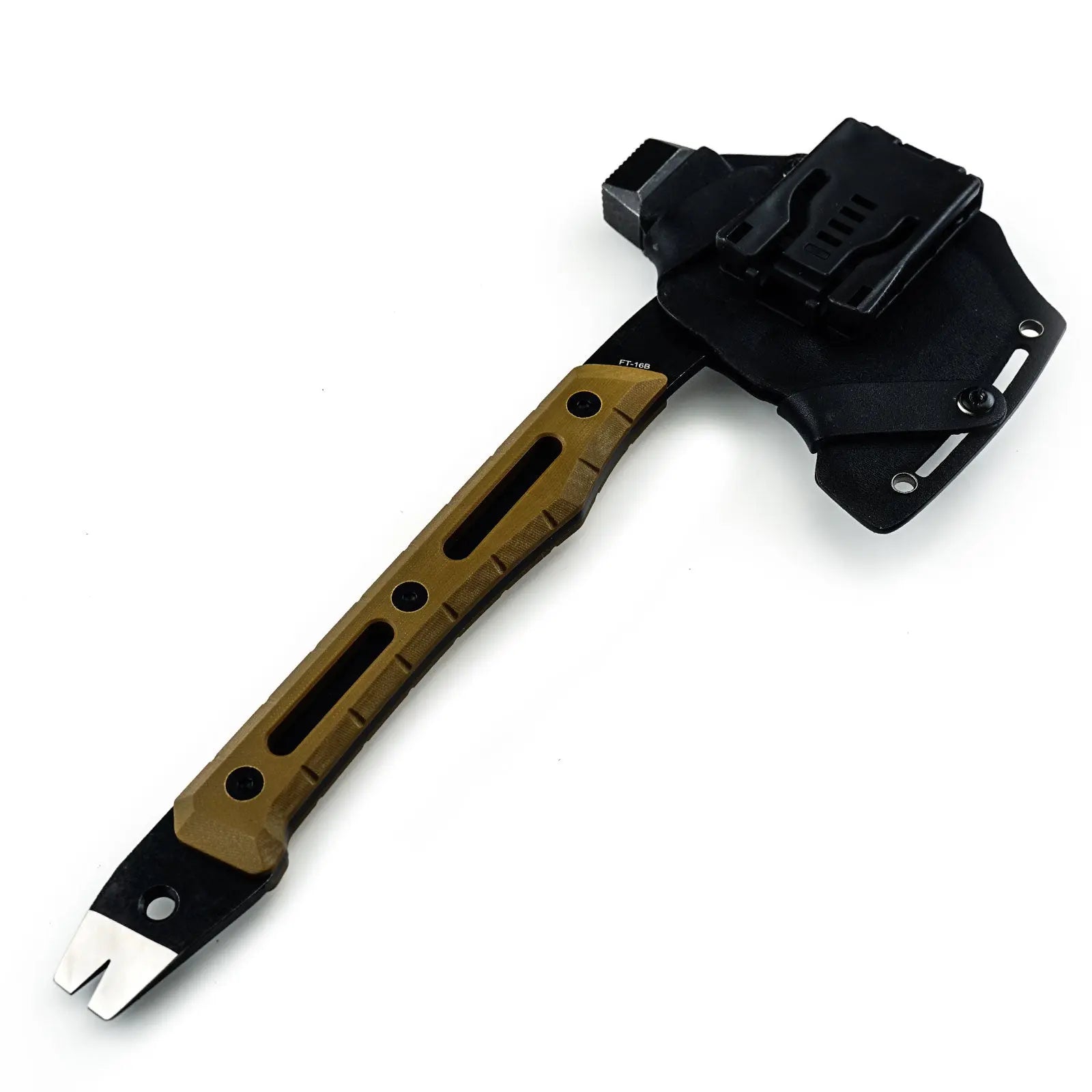 Camping Hatchet HX OUTDOORS 12.83" Best Tactical Splitting Axe Multi-Purpose Survival Tool of Camping Gear | 5CR14 Blade & G10 Axe Handle | FT-16B from HX OUTDOORS