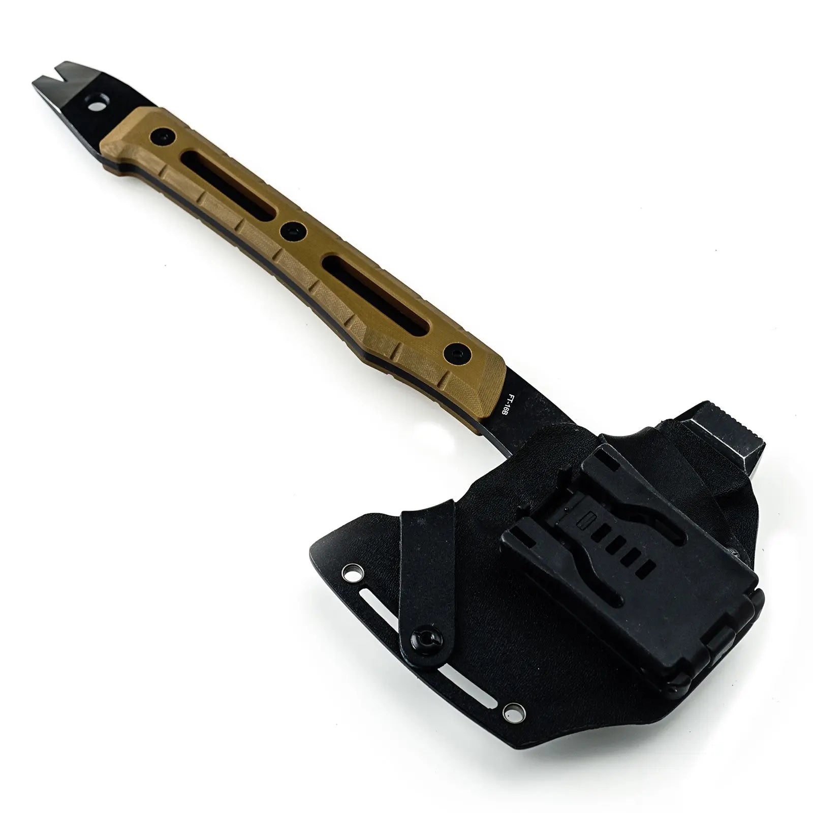 Camping Hatchet HX OUTDOORS 12.83" Best Tactical Splitting Axe Multi-Purpose Survival Tool of Camping Gear | 5CR14 Blade & G10 Axe Handle | FT-16B from HX OUTDOORS