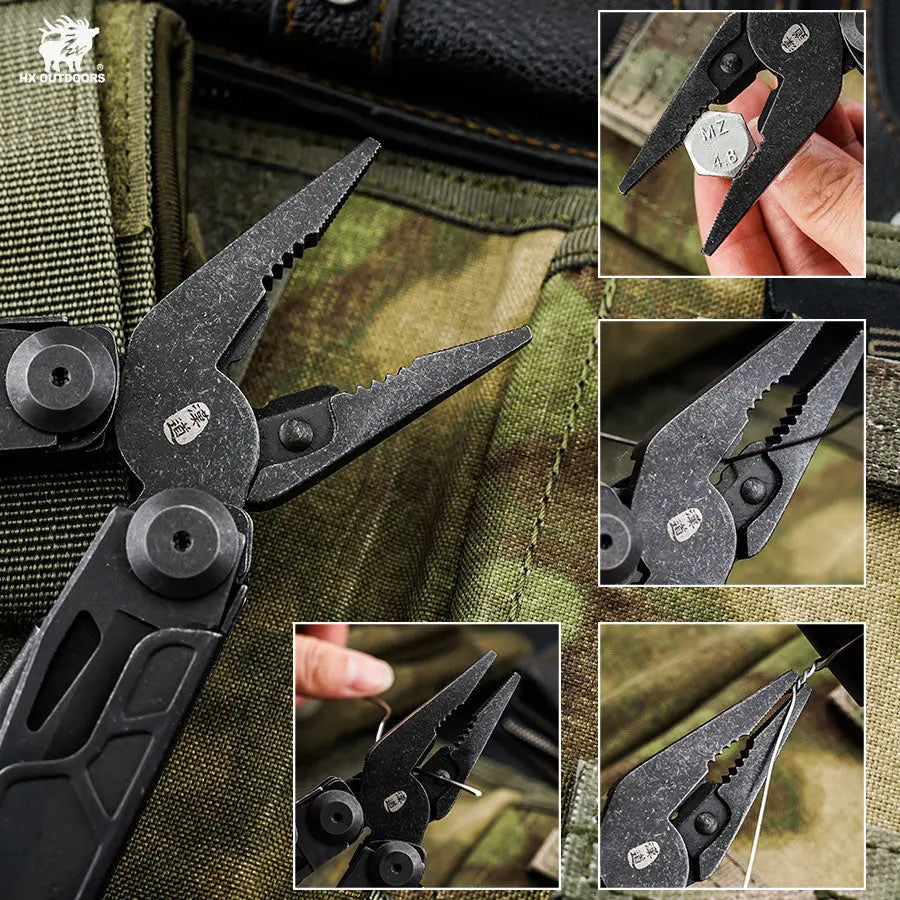 Multi-tool HX OUTDOORS CLIPX 5.35" 2Cr13 Multi-tool Pliers GQ-29 from HX OUTDOORS