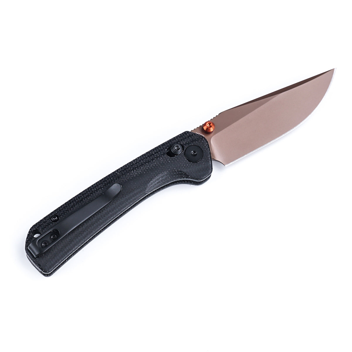 COOL KID Pocket Knife | Crossbar Lock | 3.35" 14C28N Blade | Black Linen Micarta Handle | HX OUTDOORS ZD-123BS