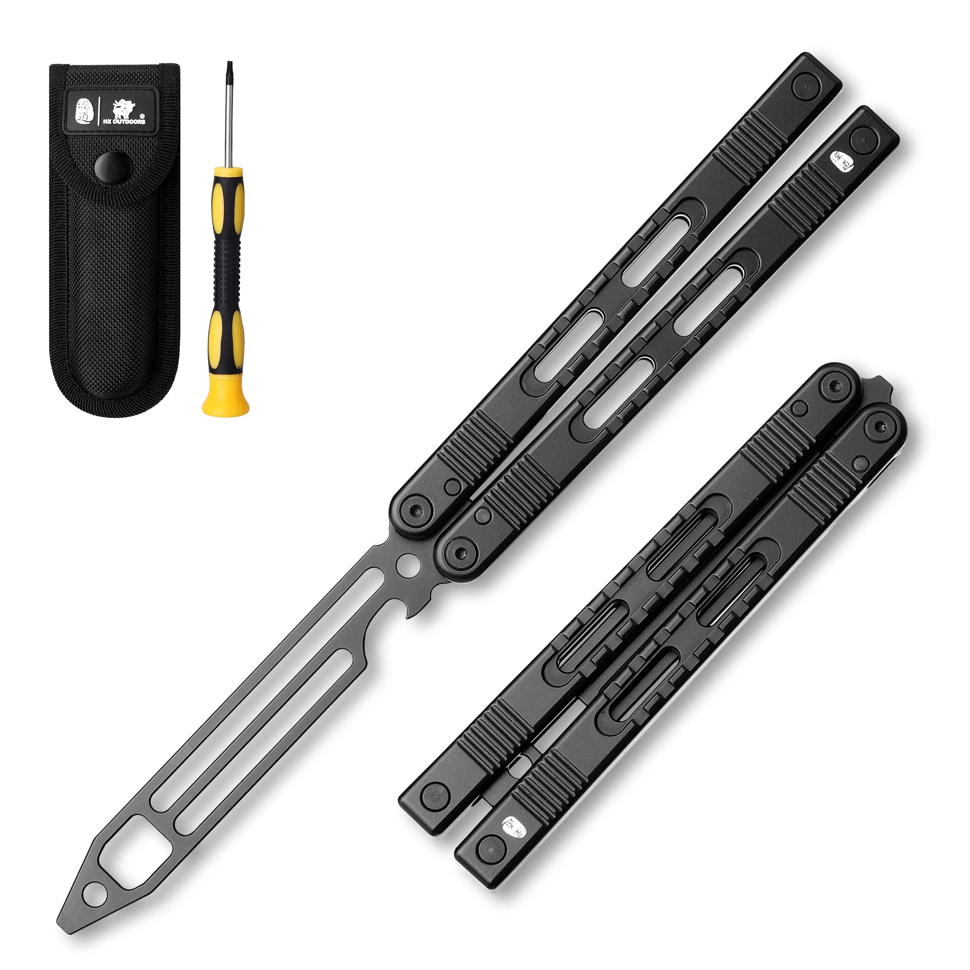 KALPA FLYER Balisong 5Cr15 Blade Black | Butterfly Training Knife