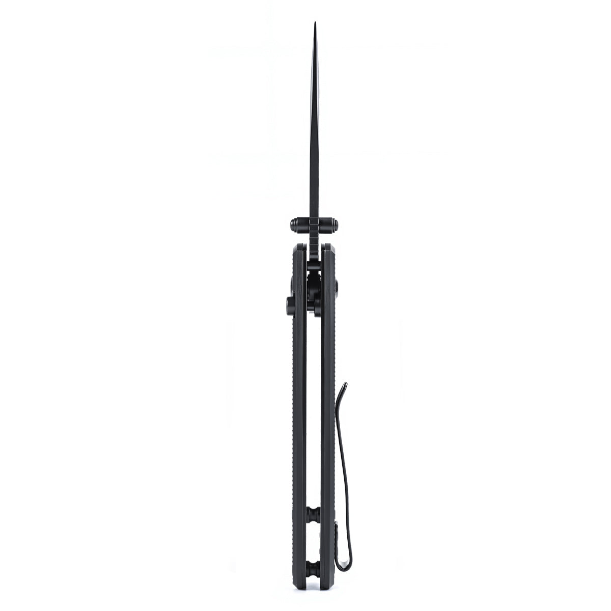 SCOUT | Pocket Knife | Button Lock | 2.68" 14C28N Black Blade | Black G10 Handle | HX OUTDOORS ZD-127B-S