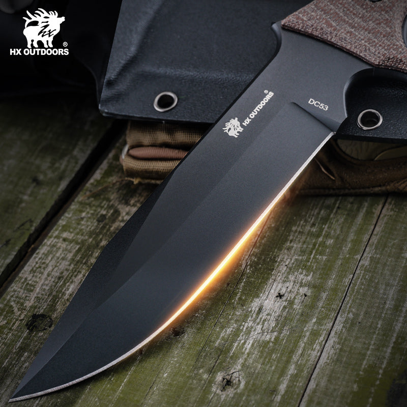
                  
                    Fixed Blade HX OUTDOORS 5.5" DC53 Flaxen Linen The Commander Tactial Fixed Blade Knife for Survival EDC D-304 from HX OUTDOORS
                  
                