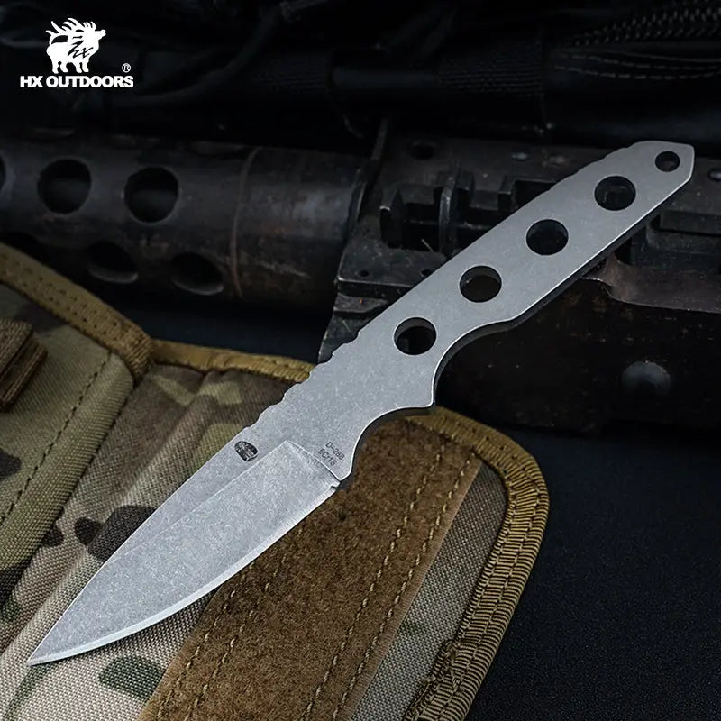 Fixed Blade HX OUTDOORS VIGIL 2.60"  5CR15 INTEGRAL STEEL Survival EDC D-288 from HX OUTDOORS