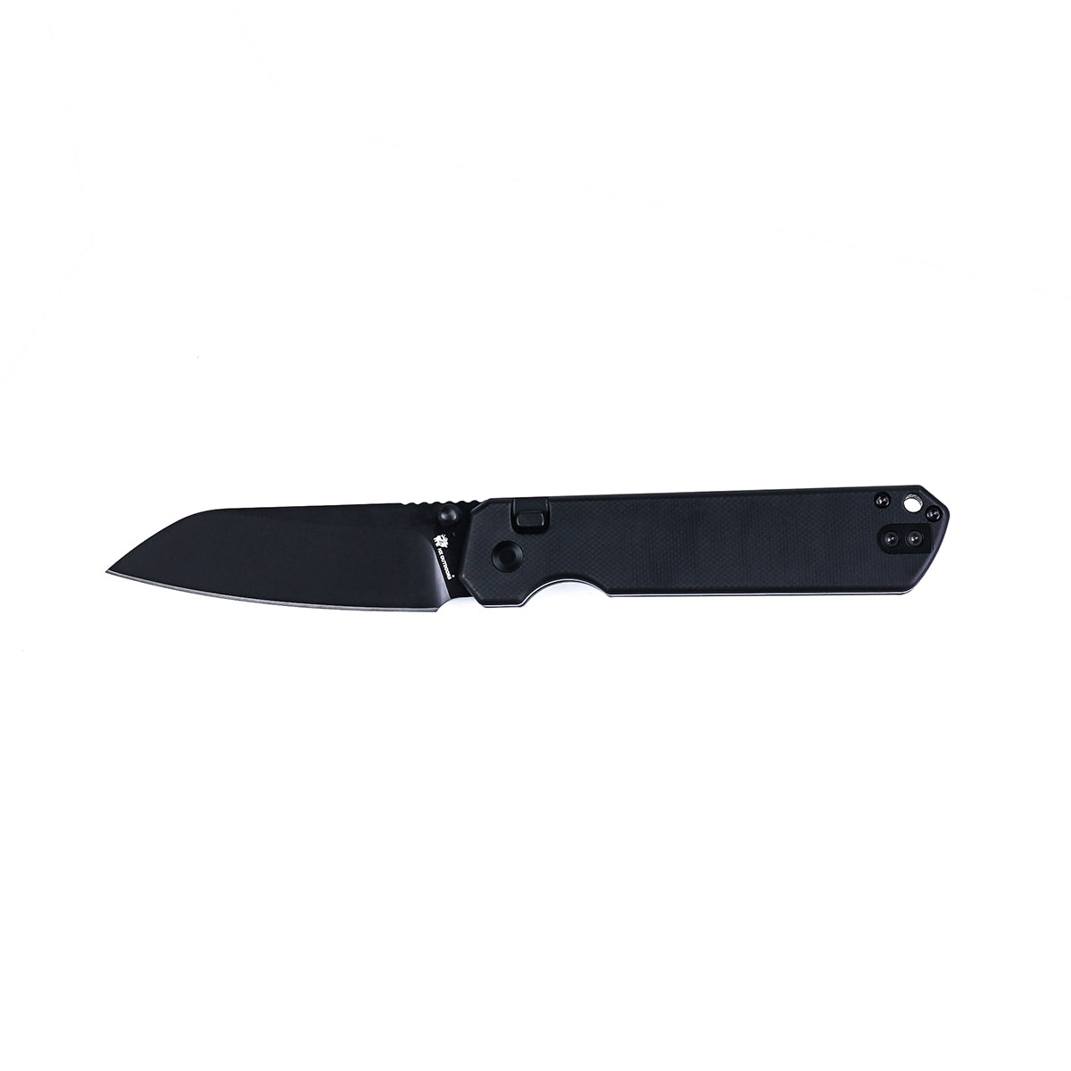 HYLA | Pocket Knife | Button Lock | 2.98" 14C28N Black Blade | Black G10 Handle | HX OUTDOORS ZD-130S-B