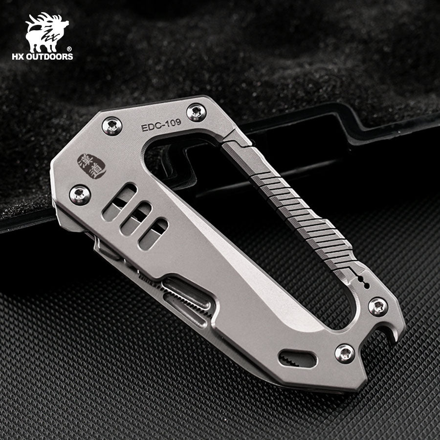 
                  
                    Keychain HX OUTDOORS TITANNEXUS EDC Keychain (Silver Titanium Alloy) EDC-109 from HX OUTDOORS
                  
                