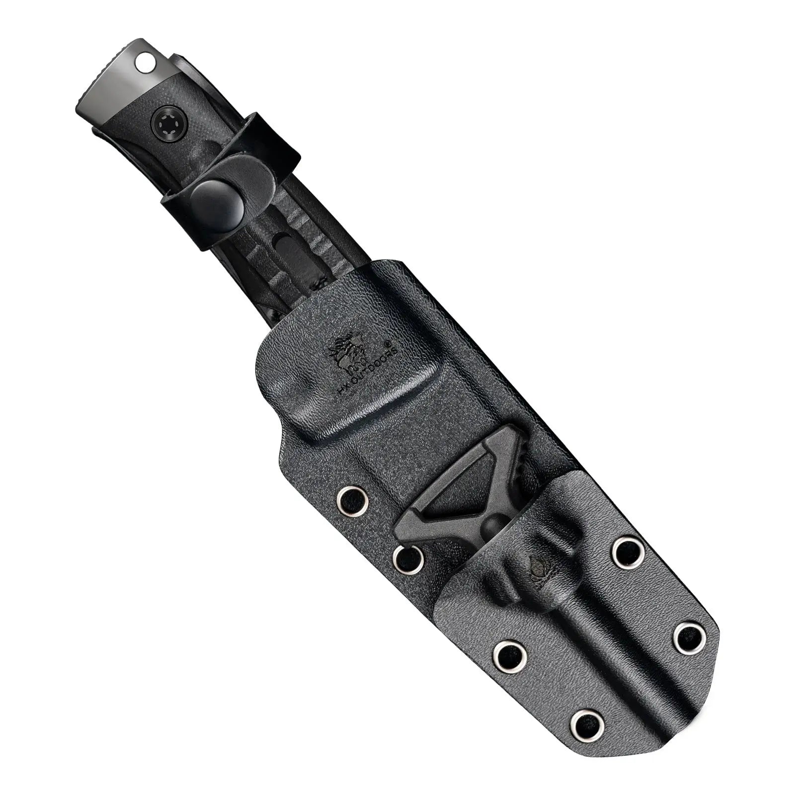 ROCK APEX DC53 Fixed Blade | Black G10 EDC Camping Knife