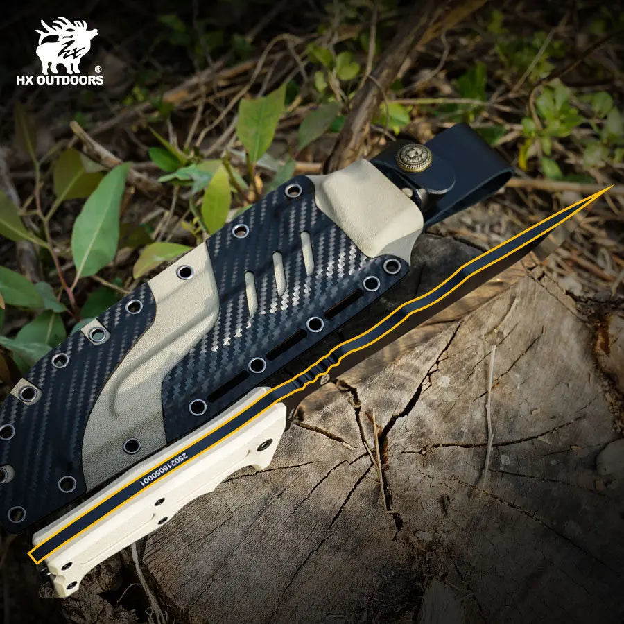 KANGABLADE DC53 Machete | TAN G10 Outdoor Camping Knife – HX OUTDOORS