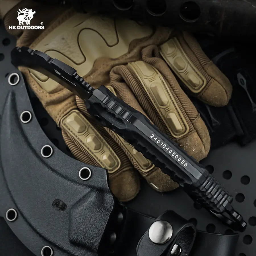 SHADOWFANG CLAW DC53 Fixed Blade | Black G10 EDC Camping Knife