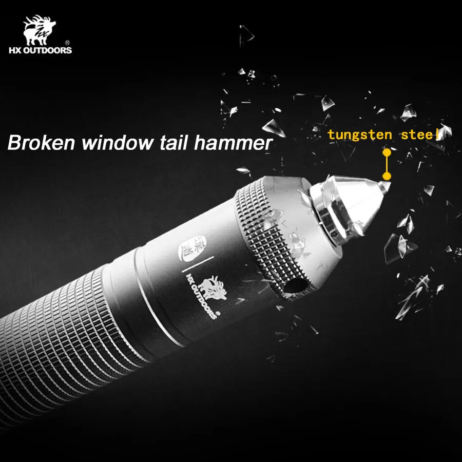 SENTINEL FORCE Outdoor Hiking Stick Black Aluminum | Multi