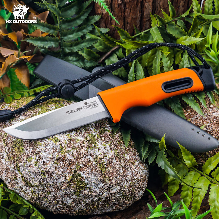 
                  
                    Fixed Blade HX OUTDOORS 3.74" 5Cr15  Black PP+TPR Orange Handle FORGE Master Fixed Blade Knife Outdoor Camping Survival Hunting TD-21C from HX OUTDOORS
                  
                