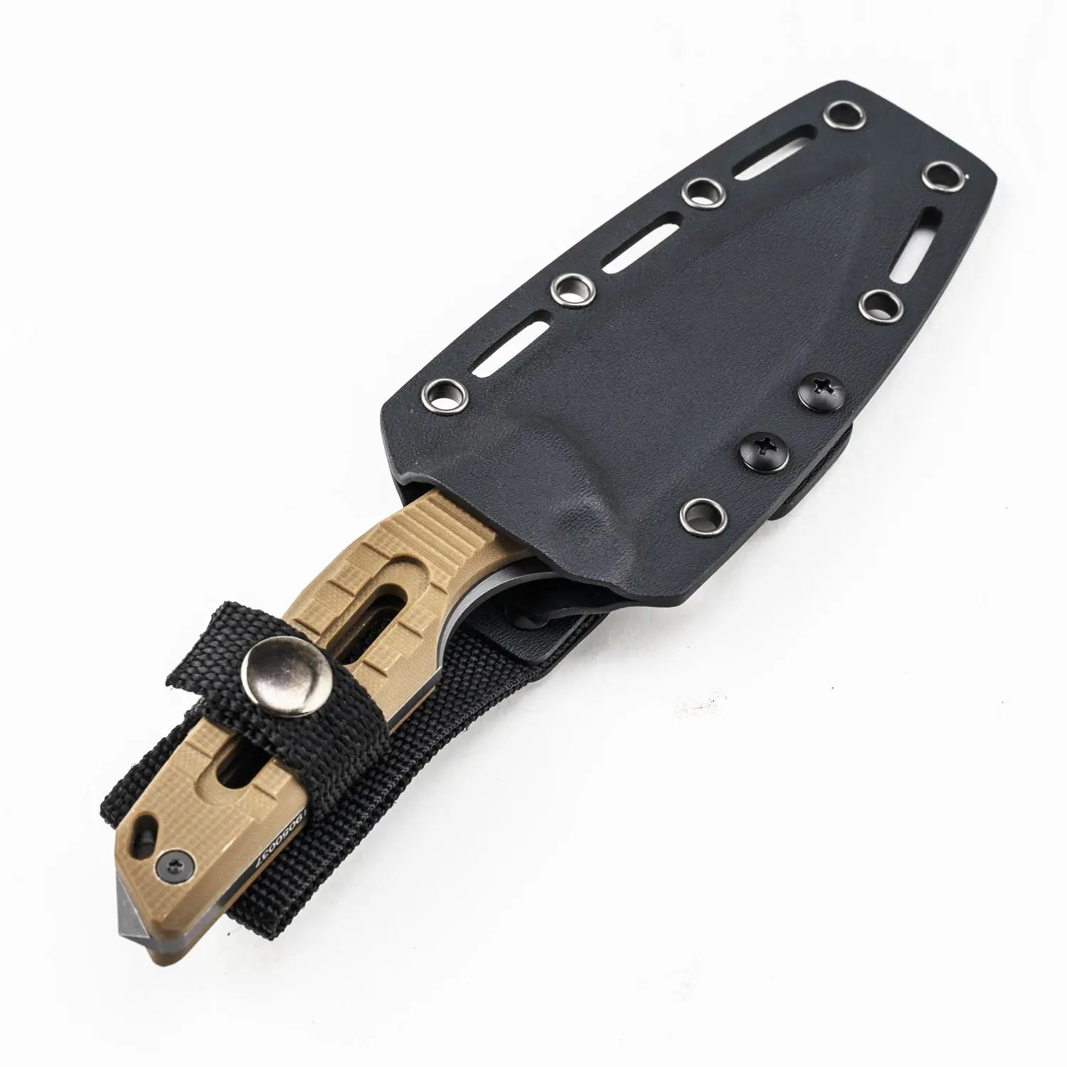 ROCK BASALT VG10 Fixed Blade | Brown G10 EDC Camping Knife – HX