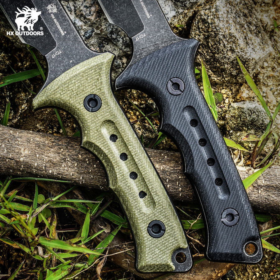 
                  
                    Fixed Blade HX OUTDOORS 3.85" 7CR17 Black Linen Handle Best EDC Ranger Tactical Fixed Blade Knife Good for Carving Hunting Camping Fishing Survival Outdoor D-223B from HX OUTDOORS
                  
                