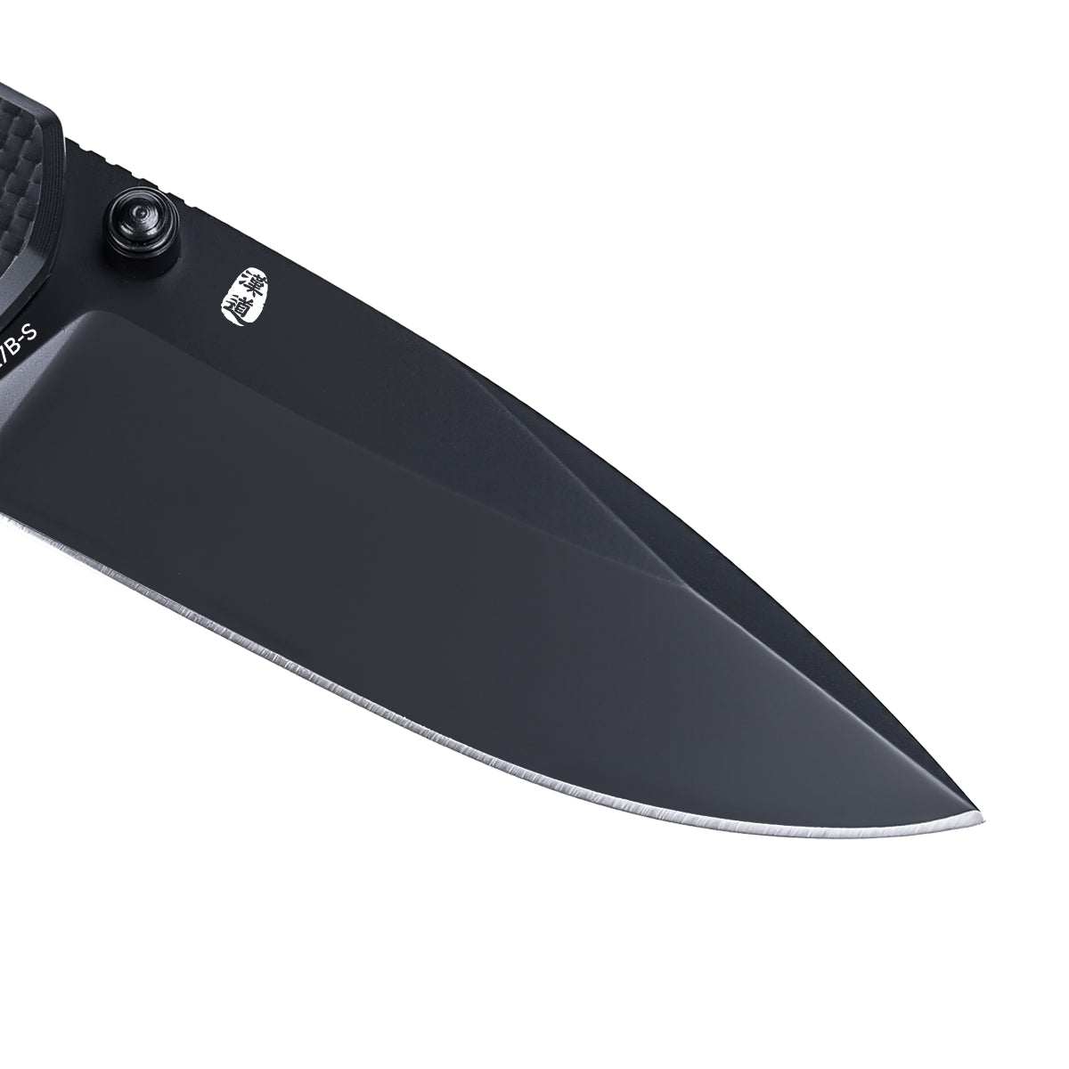 SCOUT | Pocket Knife | Button Lock | 2.68" 14C28N Black Blade | Black G10 Handle | HX OUTDOORS ZD-127B-S