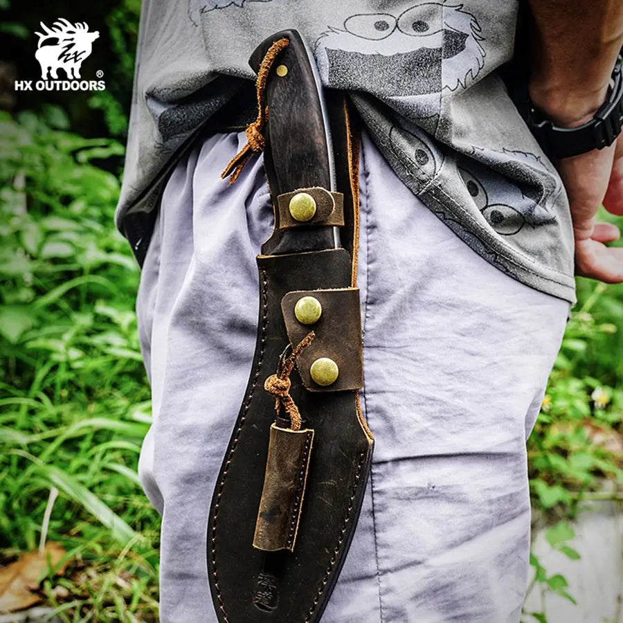 FORGED MOUNTAIN Manganese Machete | Walnut Outdoor Camping Knife
