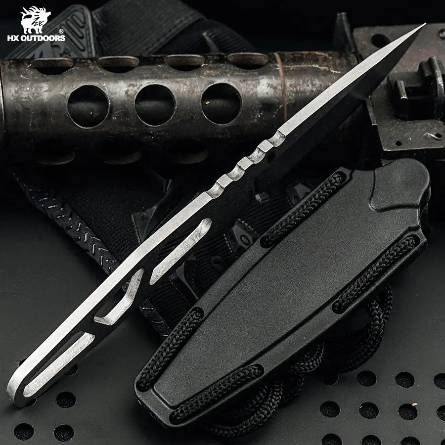 Fixed Blade HX OUTDOORS VIGIL Ⅱ 2.60"  5CR15 INTEGRAL STEEL Survival EDC D-314 from HX OUTDOORS