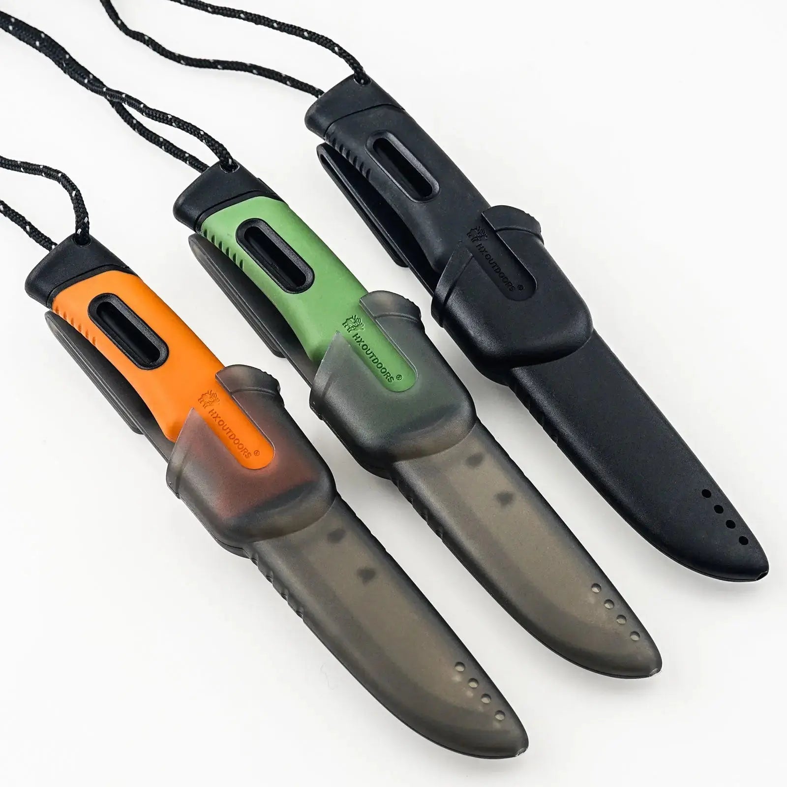 SURVIVAL MASTER 5Cr15 Fixed Blade | Black TPR EDC Camping Knife