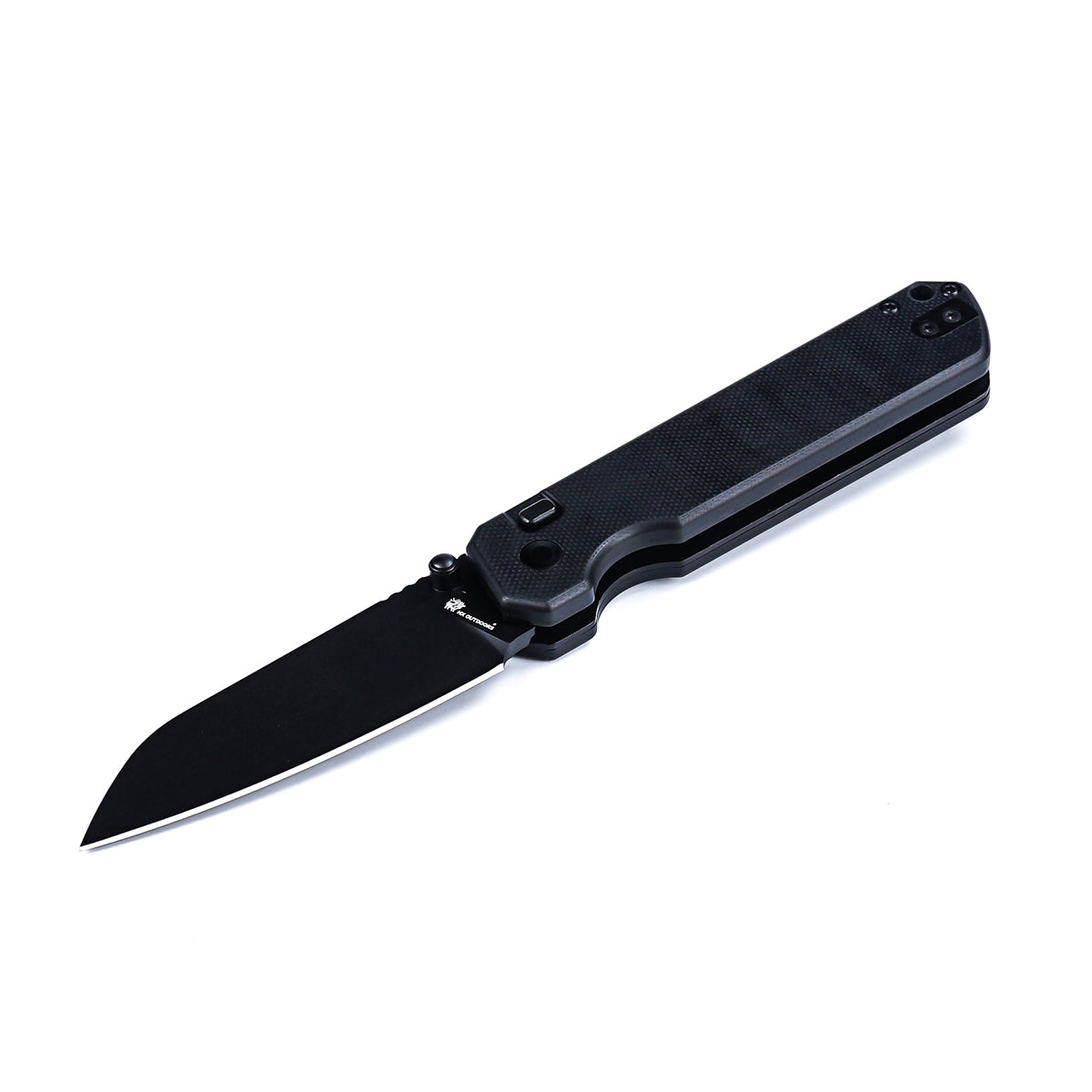 HYLA | Pocket Knife | Button Lock | 2.98" 14C28N Black Blade | Black G10 Handle | HX OUTDOORS ZD-130S-B