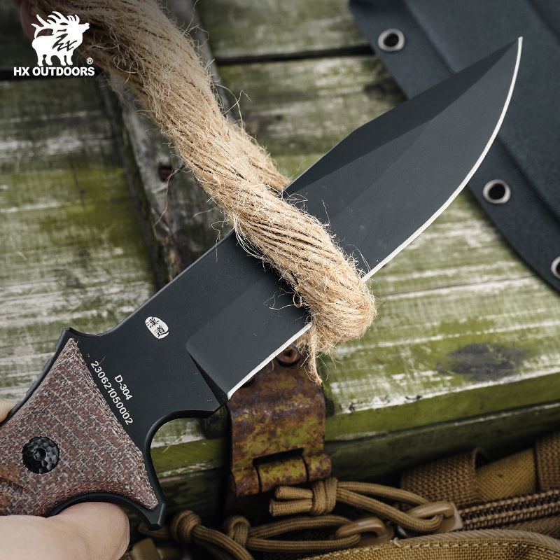 
                  
                    Fixed Blade HX OUTDOORS 5.5" DC53 Flaxen Linen The Commander Tactial Fixed Blade Knife for Survival EDC D-304 from HX OUTDOORS
                  
                