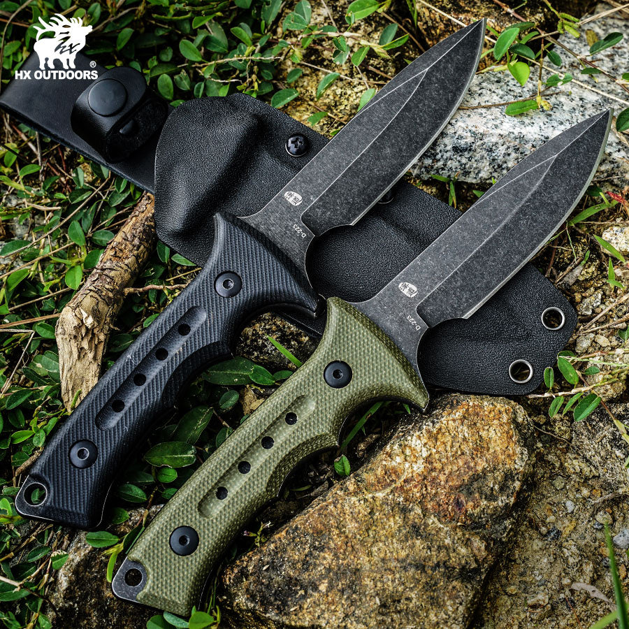 
                  
                    Fixed Blade HX OUTDOORS 3.85" 7CR17 Black Linen Handle Best EDC Ranger Tactical Fixed Blade Knife Good for Carving Hunting Camping Fishing Survival Outdoor D-223B from HX OUTDOORS
                  
                